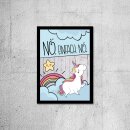 Einhorn-Poster Nö. Einfach Nö.