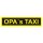 Auto-Aufkleber Opa&acute;s Taxi I 20 x 5 cm