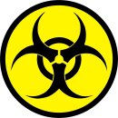 Aufkleber Biohazard I 15 cm