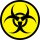 Aufkleber Biohazard I 15 cm