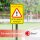 Warnschild I Achtung Spielende-Kinder I Aluverbund-Schild I 20 x 30 cmI hin_075