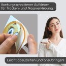 Rollstuhl-Aufkleber I Ø 10 cm