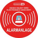 Aufkleber Alarmanlage I Ø 6 cm
