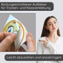 1 Smiley Sticker Kackhaufen I 10,2 x  9 cm gro&szlig; I kfz_271