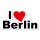 1 Sticker I love Berlin I kfz_188 I 16,5 x 9 cm