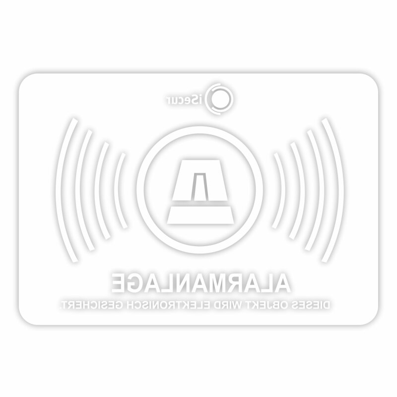 Security Aufkleber Set 5 Stück - 206x66mm Wetterfest