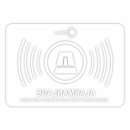 5 pezzi di Alarm, isecur®, alarmgesichert, 40 mm di diametro, Art