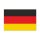 Aufkleber Deutschland-Flagge I 1 St&uuml;ck