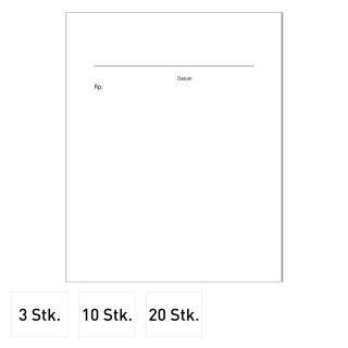 Rezept-Block für Ärzte 50 Blatt I DIN A6