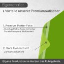 Aufkleber "Army Stern, weiß", Ø 20cm, kfz383, außenklebend für Auto, LKW, Motorrad, Moped, Mofa, Roller, Fahrzeuge, UV- und witterungsbeständig, für Waschanlagen geeignet