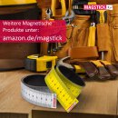 Magnetisches Ma&szlig;band 1 Meter I Flexibles Magnetband I Wei&szlig;