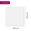 Ersatzpapier f&uuml;r Zeichenspa&szlig; - quadratisch I 12,5 x 12,5 cm