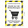 Zutritt nur mit Einkaufswagen Hinweis-Plakat I DIN A1 I 1 Einkaufswagen pro Person