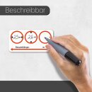 Hinweis-Aufkleber Fahrzeugmaße 2x I Größe I Länge x Breite x Höhe x Gewicht I 10 x 5 cm