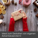 Adventskalender-Sticker Weihnachten