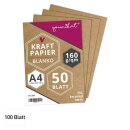 Vielseitiges 160 g/m² Recycling Kraftpapier
