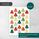 Weihnachtsbaum-Sticker Set