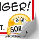 Fahrzeug-Aufkleber Anfänger! Bitte um Nachsicht. Sorry I 20 x 10 cm