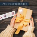 25 Hochzeits-Aufkleber I rosa