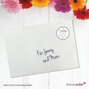 25 Hochzeits-Aufkleber I grau