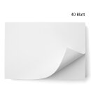 Blanko Schreibtischunterlage I DIN A2 I 40 Blatt I aus Papier zum Abrei&szlig;en
