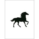 3er Set Pferd Einhorn Sticker