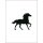 3er Set Pferd Einhorn Sticker
