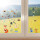 Fensterbild Set mit 34er Aufklebern I Fr&uuml;hling - Tiere und Blumen I statisch haftend I wiederabl&ouml;sbar