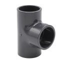 Baumaxxe PVC-U T-Stück 90° I 40mm I 1 1/4 Zoll I...