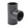 Baumaxxe PVC-U T-Stück 90° I 40mm I 1 1/4 Zoll I Klebemuffe I PVC-Rohrmuffe mit 2-Anschlüssen I Rohr-Verbindungsstück PVC-Fitting I bm066