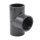 PVC-Muffe T-Stück 90° I 50mm I 1 1/2 Zoll I Klebemuffe I Rohrmuffe mit 2-Anschlüssen I Rohr-Verbindungsstück Fitting I bm069