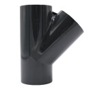 PVC T-Stück 45° Abzweigmuffe I 50 mm I für...
