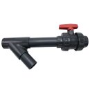 PVC T-Stück 45° Abzweigmuffe I 63 mm I für PVC-Rohre und PVC-Fittinge I bm_172