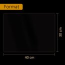 Aluverbundplatte weiß I Größe 40 x 30 cm...