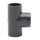 Baumaxxe PVC-Muffe T-Stück 90° I 20 mm 1/4 Zoll I Klebemuffe I Rohrmuffe mit 2-Anschlüssen I Rohr-Verbindungsstück I bm079