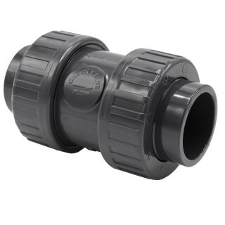 Kegelrückschlagventil PVC-U federbelastet I 63 mm I 2 Zoll