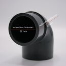 PVC-Winkel-Muffe 90° reduziert I Klebemuffe I 32/40 mm x 40 mm I bm_167