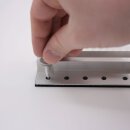 C-Schiene aus Edelstahl I Dachbefestigung für Trapezblech