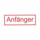 Auto-Magnet-Schild Anfänger I 20 x 7 cm