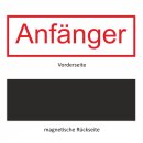 Auto-Magnet-Schild Anfänger I 20 x 7 cm