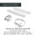 Schlauchverbinder Set I ø 32-38mm I 2 Doppeltüllen mit Schlauchschellen I bm_207