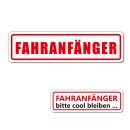 Fahranfänger Aufkleber neutral