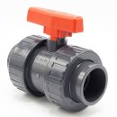 PVC-Kugelhahn I 16 mm I 1/4 Zoll I für Klebemuffen...