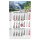 3-Monatskalender 2024 Bergsee Jahreskalender 30 x 53 cm mehrsprachig D/GB/F Jahresplaner mit Schieber und Aufh&auml;nge&ouml;se I tr_211