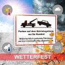 Hinweisschild I Parkplatz nur für Kunden I Aluverbund-Schild I 40x30cm I hin_408
