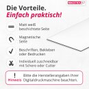 Magnet-Folie in DIN A1 I magnetisch, weiß beschichtet I beschreibbar bedruckbar I für Kfz Auto LKW I Lager-Schild I Tür-Schild I mag055