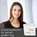 20 Einladungskarten zur Konfirmation mit Umschlägen