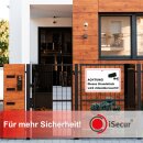 XXL Warnschild I Achtung Video-Überwachung I Aluverbund-Schild I 60 x 40 cm I hin_432