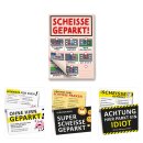 Notizblöcke Scheiße geparkt! I für die...