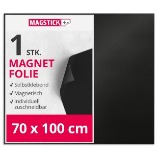 Magnet-Folie in 70 x 100 cm I selbstklebend, roh-braun I zum Basteln I für Foto Bild Motiv Stanzen Kühlschrank-Magnet Lehrer-in I diy I mag023